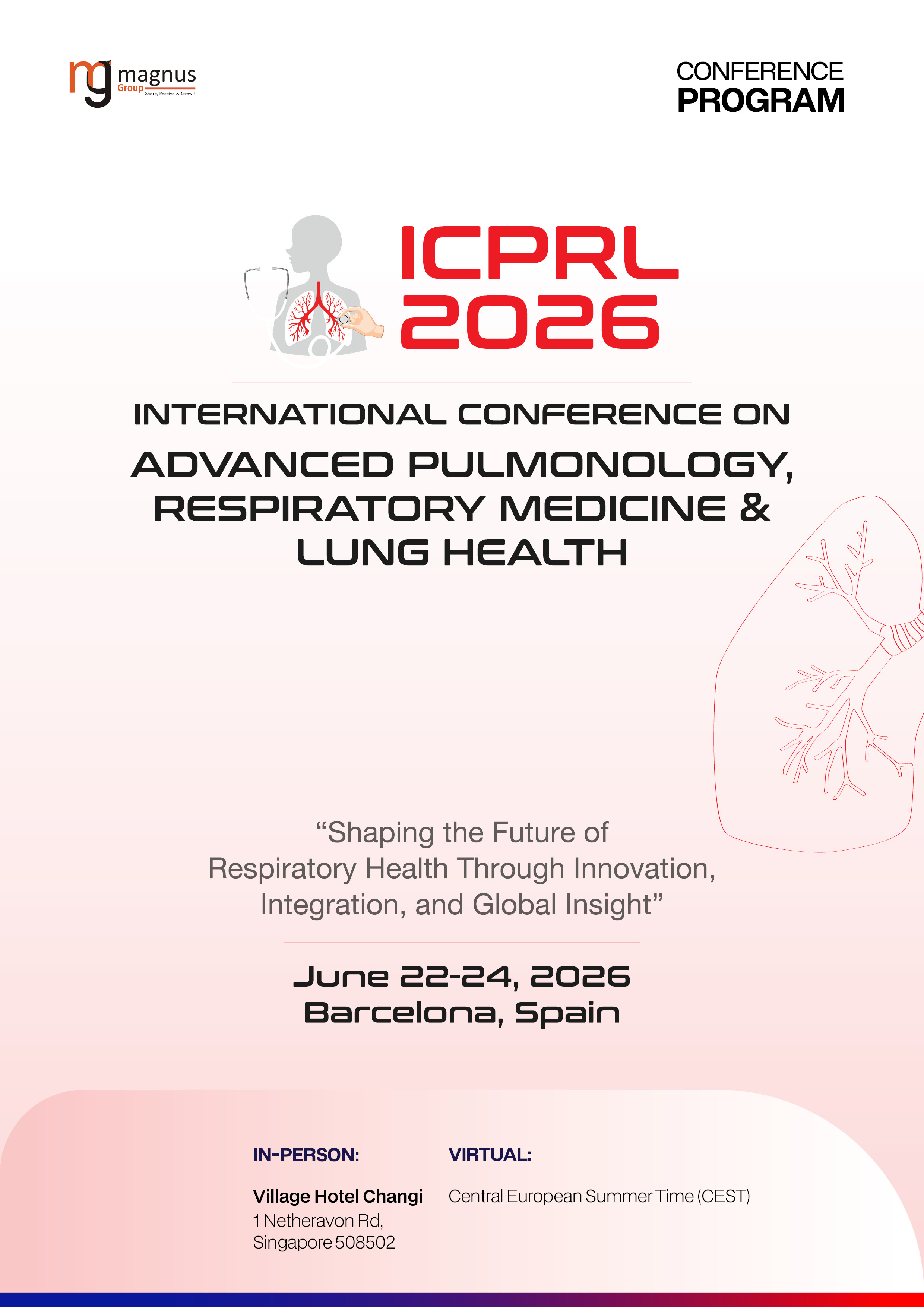 Advanced Pulmonology, Respiratory Medicine & Lung Health | Barcelona, Spain Program